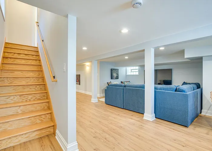 2 Mi To Northwestern: Updated W/ Game Room! Casa de férias *